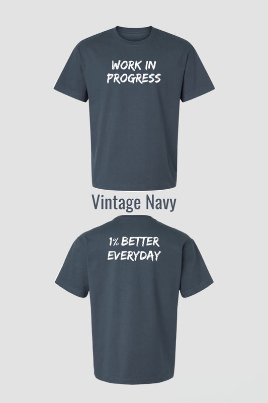 WORK IN PROGRESS T-SHIRT