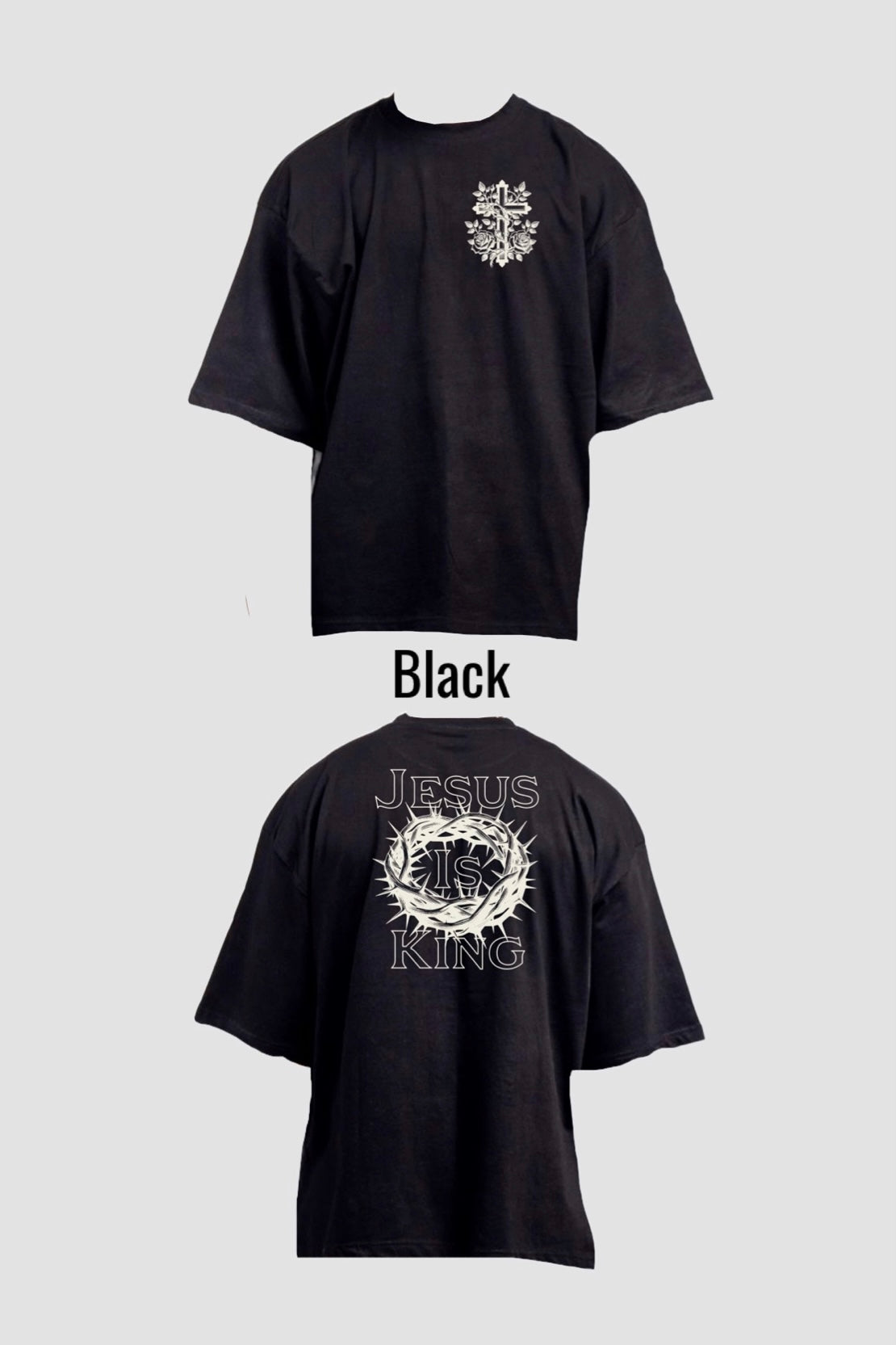 JESUS IS KING OVERSIZED T-SHIRT