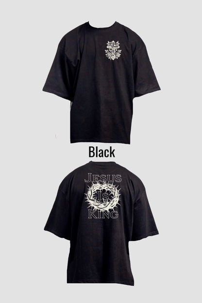 JESUS IS KING OVERSIZED T-SHIRT