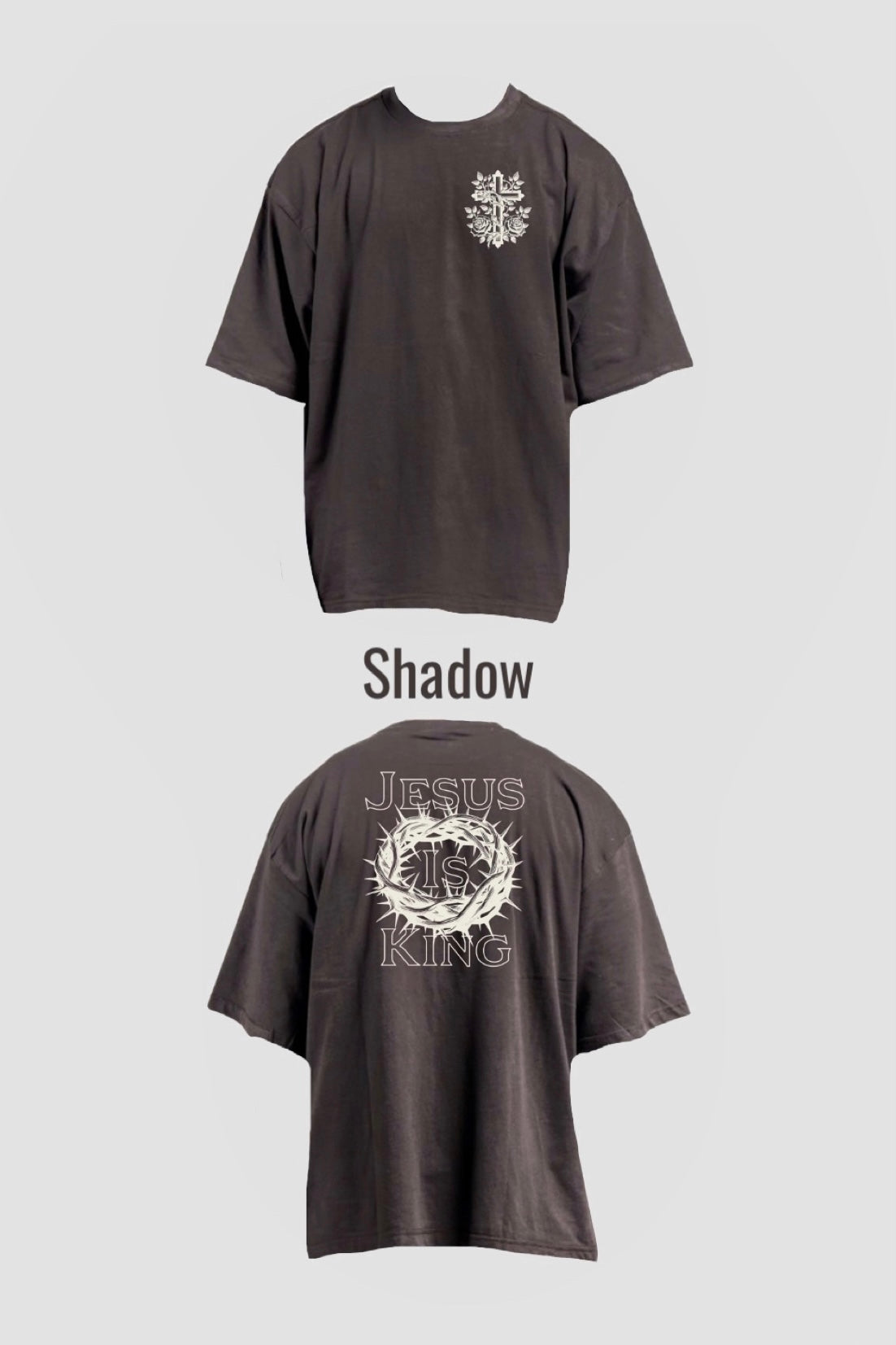 JESUS IS KING OVERSIZED T-SHIRT