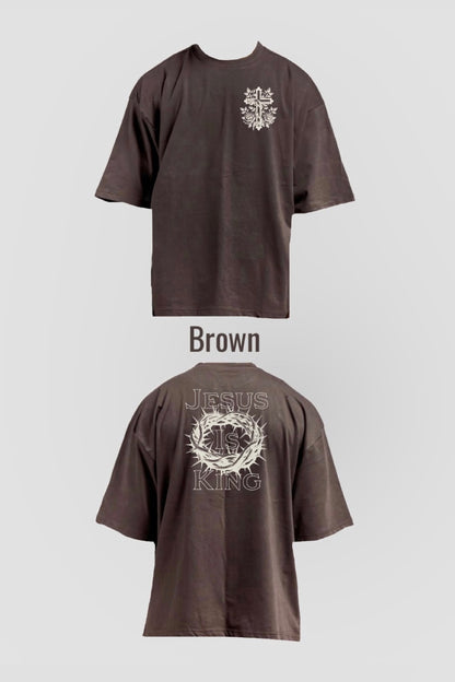 JESUS IS KING OVERSIZED T-SHIRT