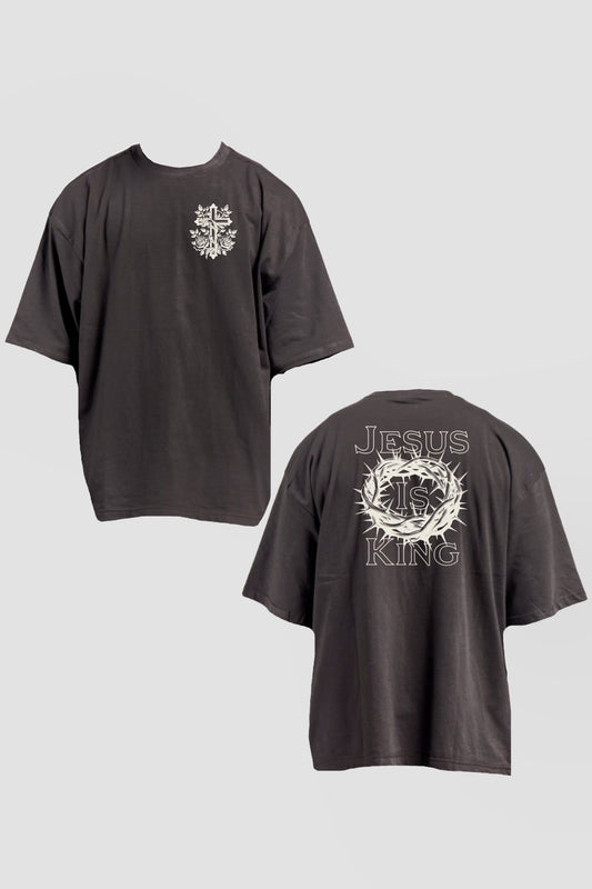 JESUS IS KING OVERSIZED T-SHIRT