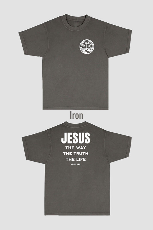 JESUS IS THE WAY SLIGHTLY OVERSIZED T-SHIRT