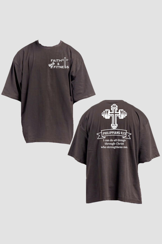 FAITH&FITNESS OVERSIZED T-SHIRT