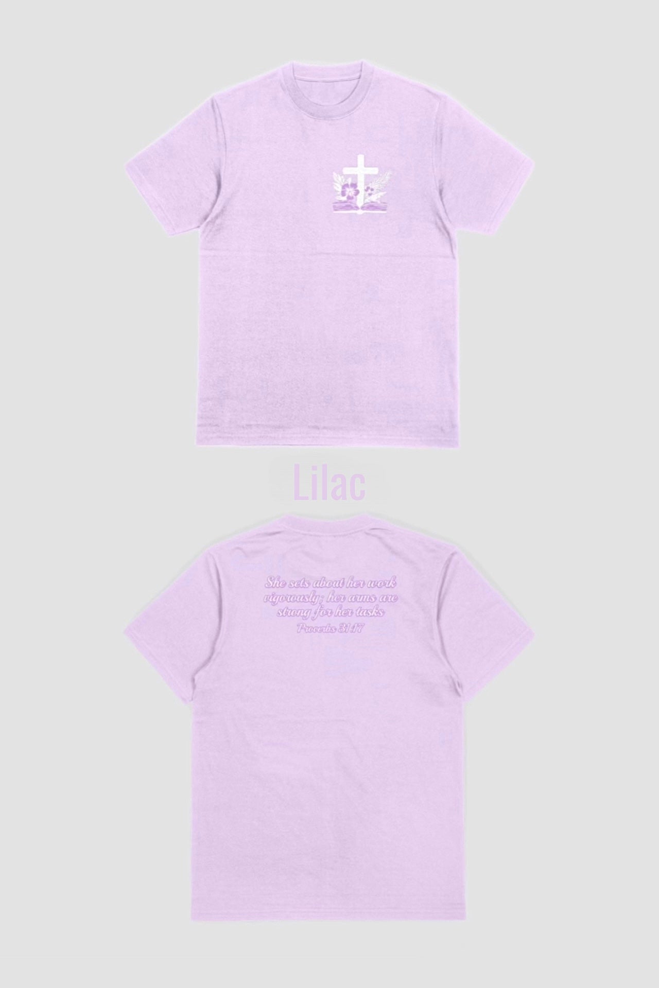 STRONG PROVERBS GIRL T-SHIRT