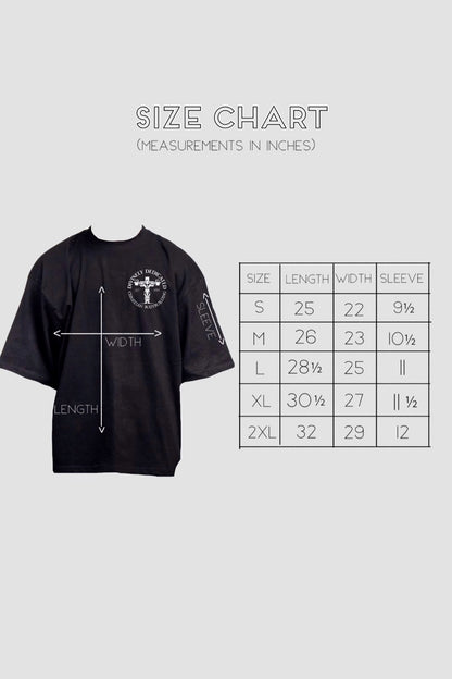 DIVINELY DEDICATED OVERSIZED T-SHIRT