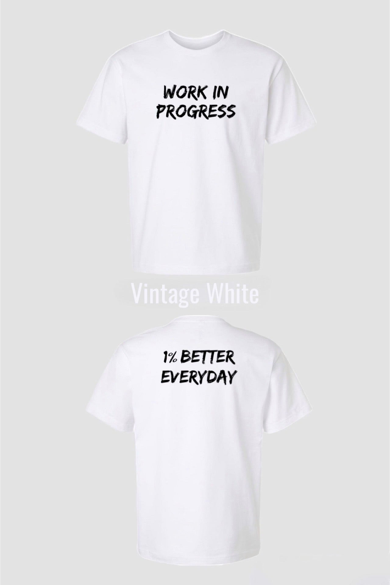 WORK IN PROGRESS T-SHIRT