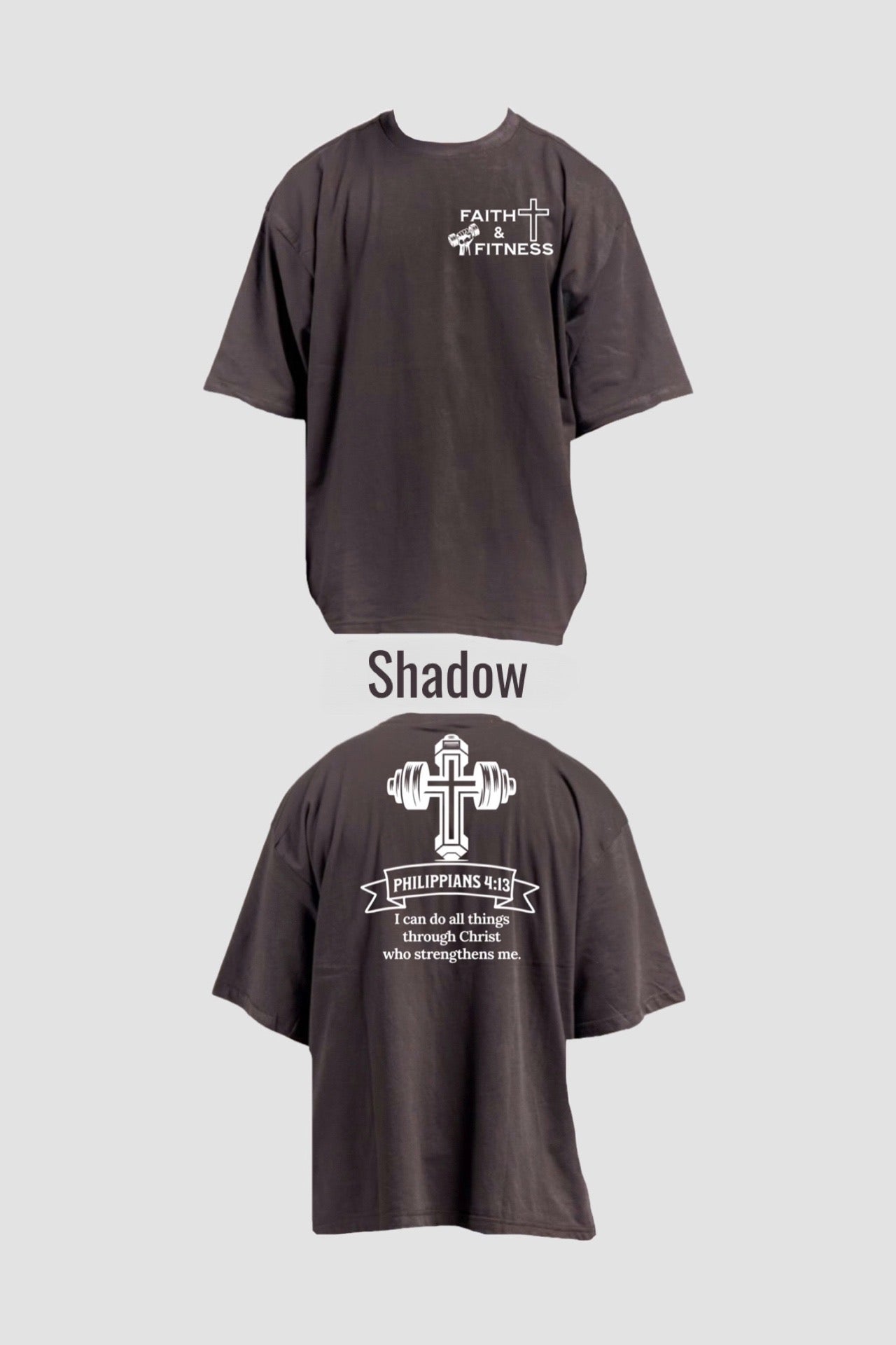FAITH&FITNESS OVERSIZED T-SHIRT