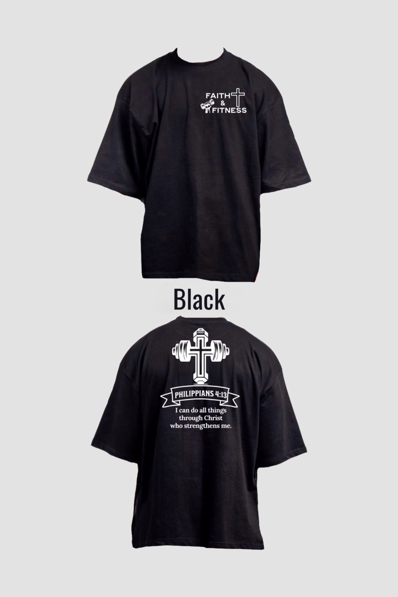 FAITH&FITNESS OVERSIZED T-SHIRT