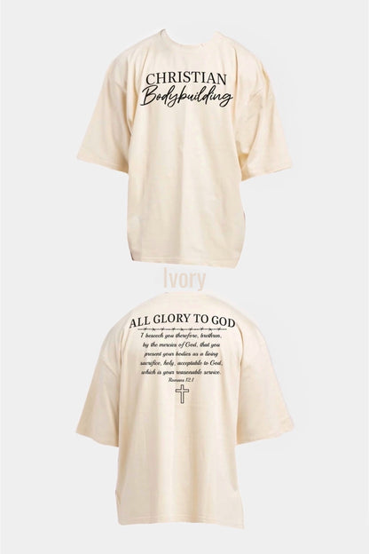CHRISTIAN BODYBUILDING OVERSIZED T-SHIRT