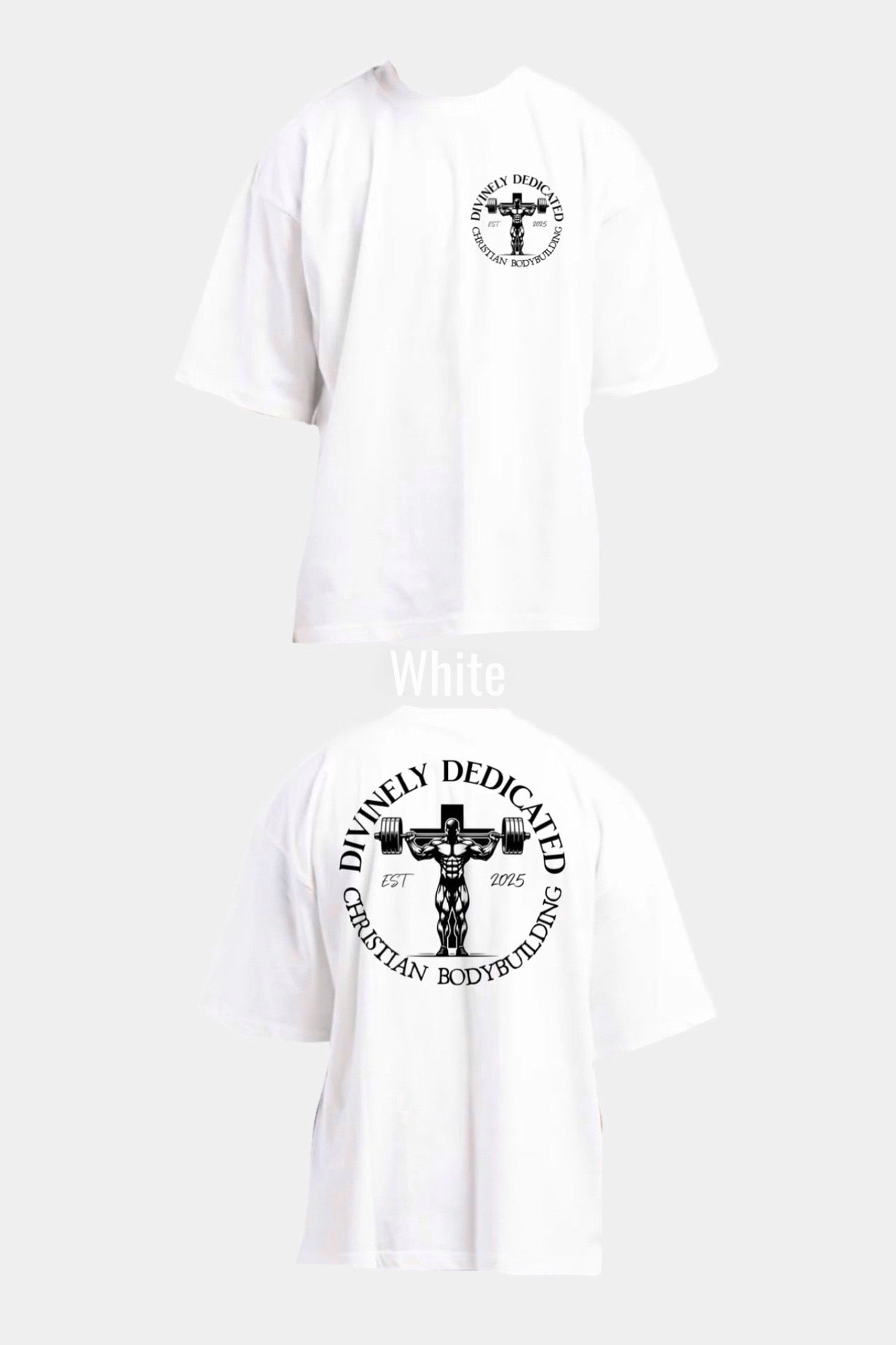 DIVINELY DEDICATED OVERSIZED T-SHIRT