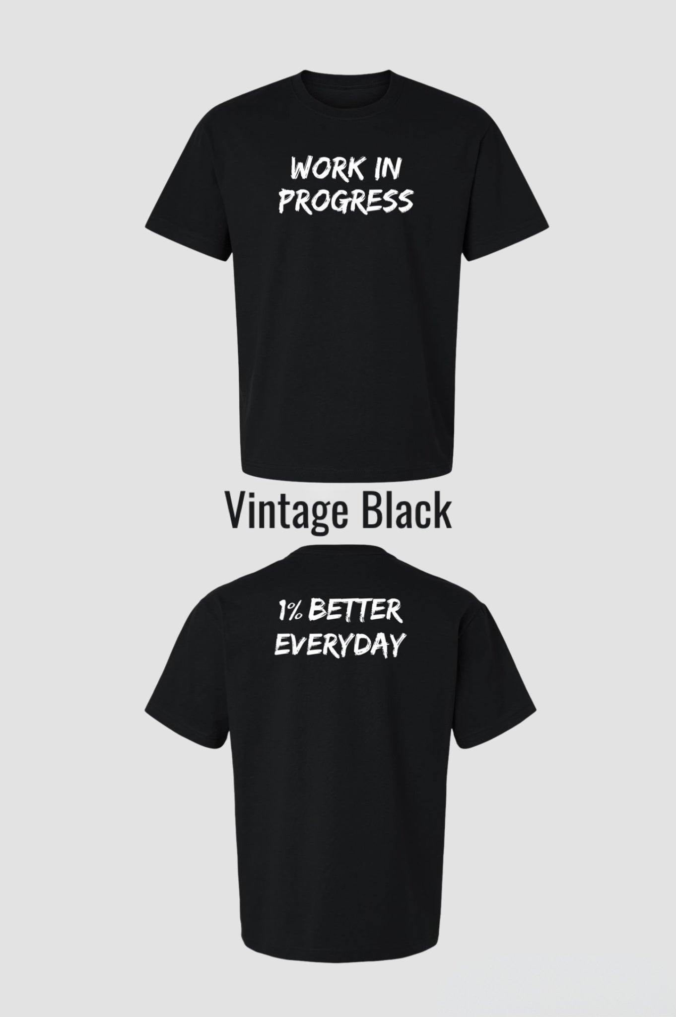 WORK IN PROGRESS T-SHIRT