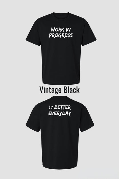WORK IN PROGRESS T-SHIRT